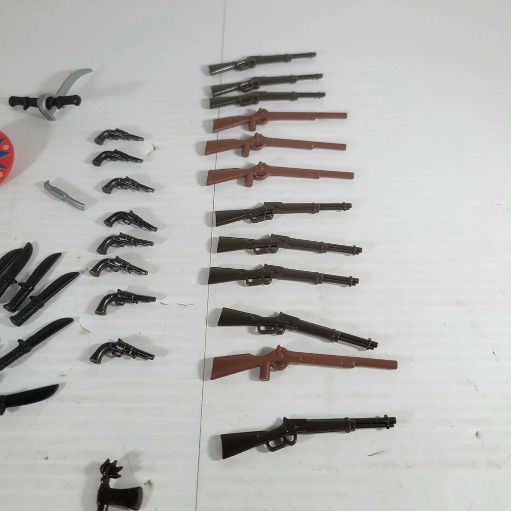 Playmobil Items Gear Lot Multi Western Native Set Colonial Pioneer Vintage 70s
